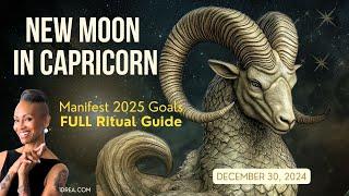 Manifest 2025 Goals with the New Moon in Capricorn: Step-by-Step Ritual Guide! | Dr. 1Drea