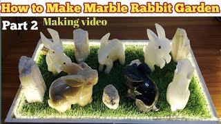 Marble Rabbit unboxing/How to Make Rabbit Garden [part 2]