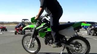 2004 Kawasaki KDX220 for sale test riding