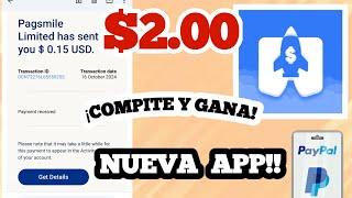 NUEVA APP!!  [Cash Rocket] Aplicación Para GANAR DINERO a PAYPAL y Binance 