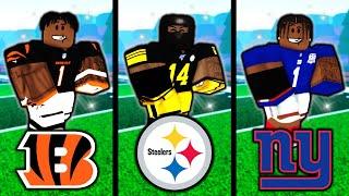 Winning a 1v1 as Every NFL Team's BEST WR in Roblox Football!