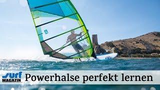 Windsurfen lernen: So gelingt die Powerhalse 