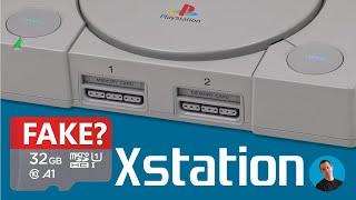 Xstation Playstation PU-18 install in 2024 | Fake Sandisk micro SDcard?