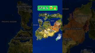 GTA 6 map leaked #gta5 #gta5online #gta6 #viral #trending #shorts #gta5