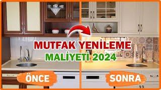 Mutfağımın Yenilenme Masrafı Nedir? Malzeme İşçilik Tüm Maliyetler