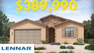 Tour this $389,990 home inside Santa Rita Ranch, Vail Arizona [Pima Model Plan by Lennar]