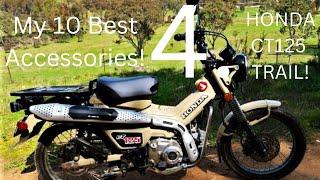 HONDA CT125 Trail - My 10 Best accessories!