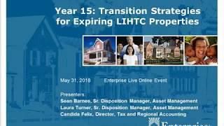 Year 15: Transition Strategies for Expiring LIHTC Properties