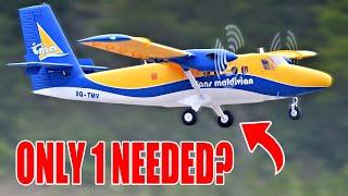 XFly-Model Twin Otter: Smooth Flying & Amazing One-Wheel Landings!