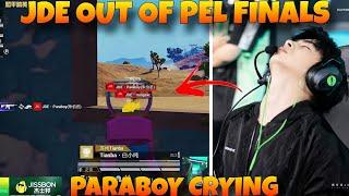 This Push Cost Team JDE Qualification For The PEL Finals !! PARABOY Couldn't Control His Tears 