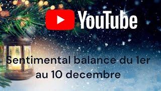 ️sentimental balance du 1er au 10 dec . Vous ne faite pas confiance à la bonne personnes !!! ️