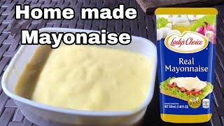 How to make home made MAYONNAISE in less than 10 MINUTES | filipino food