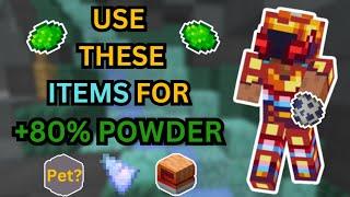 How To Grind Mithril Powder After Mining Update v4 - Hypixel Skyblock