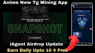 New Telegram Mining Project | New Earning app | Invest To earn | iAgent Airdrop Update