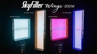 NEW SkyFiller Wings 200 Watt LED Studio Lights