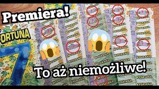 Zdrapki Lotto  Premiera! 7 zdrapek Fortuna 7  Szok! Takiej premiery dawno nie było! 