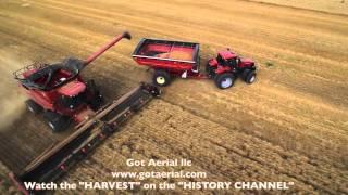 The " HARVEST " show on the " HISTORY CHANNEL"  Aerial Video by Got Aerial llc. www.gotaerial.com