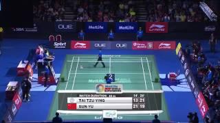 Tai Tzu Ying vs Sun Yu | WS F Match 4 - OUE Singapore Open 2015