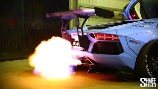 EXCLUSIVE: Liberty Walk Lamborghini Aventador LP720-4 Armytrix Exhaust