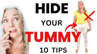 Hide Your Belly & Tummy Instantly 10 Tips 2024 Women Over 50 & 60