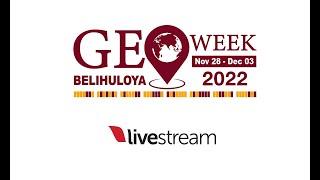 GEOWEEK2022 Web Launch and the Kick-off Meeting