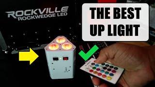 Best Mobile DJ Uplights - Rockville Rockwedge - Field Swap Batteries