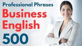 Business English Professional Phrases 500 | Business English Learning