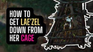 How To Get Lae'zel Down From Her Cage | Baldur's Gate 3