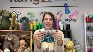 Kanga Care Reveal: Roam Free Dinosaur print and Caribbean deep blue unboxing of Kanga Care Rumparooz