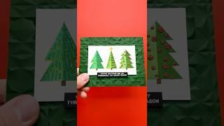 Easy DIY Christmas Card! ASMR Crafting #asmr #asmrsounds #christmas #craft