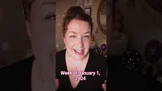 Week of Jan. 1, 2024 #Numerology forecast! ️ Happy New Year! ⁣ #2024 #newyear #short #shorts