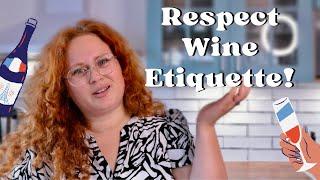 What NOT TO DO when drinking wine in France  French Wine Etiquette | The Hungry Parisian 