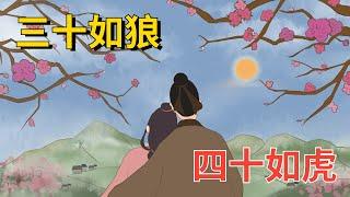 俗語“三十如狼，四十如虎”是什麼道理，老祖宗的經驗之談！【國學觀止】#國學 #文化 #俗話說 #俗語 #三十如狼，四十如虎