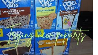 trying new flavors of poptarts