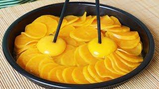 Sweet potato new way to eat, add 2 eggs, layered soft, breakfast preferred! 【阿胖面食】