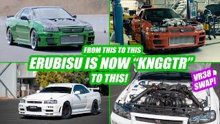 VR38 R35 Engine-Swapped R34 GT-R - Erubisu re-born as KNGGTR