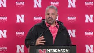 Nebraska coach Matt Rhule discusses bowl game preps