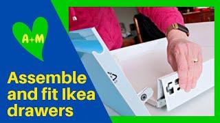 How to assemble and fit Ikea kitchen drawers