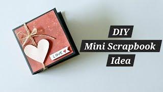 DIY Mini Scrapbook Ideas for beginners | Mini Scrapbook Tutorial