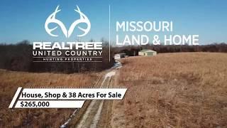 Realtree UC Land Pro Recreational Hunting Land with Mobile Home & Shop Monroe County MO