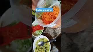 Salad making #cookingvlog #saladmaking