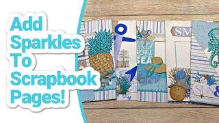 Beach Scrapbook Layouts | CTMH Cape Cod | How To Embellish