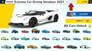 All Cars Unlocked- Extreme Car Driving Simulator 2021 - Completed 1000 KM Distance - Car Game