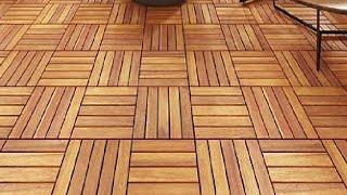 Acacia Hardwood Deck Tile Review, Impressive interlock wood tiles