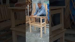 Self-produced and sold solid wood foldable portable table, handmade wooden furniture, handmade w