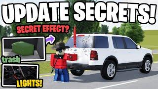 NEW GREENVILLE UPDATE SECRETS! (SECRET EFFECT?!) - Roblox Greenville