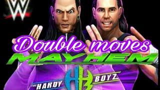 Wwe mayhem - Double tag team moves /hardy boyz/new feature