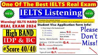 IELTS LISTENING PRACTICE TEST 2024 WITH ANSWERS | 20.10.2024