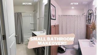 Small Bathroom Makeover On A Budget 2020 !! | DIY Board and Batten Wall Paneling Ideas