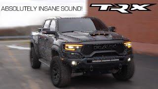 WORLD'S LOUDEST TRX?! Ram TRX with Valvetronic Designs Universal Mufflers + Free Flow Bypass